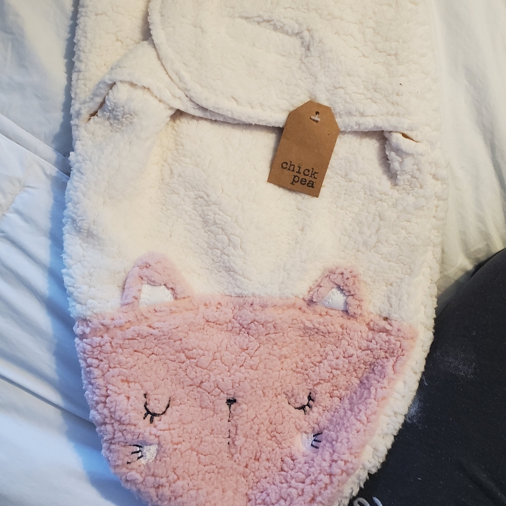 Baby fleece swaddle